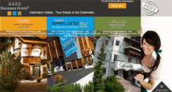 Desktop Screenshot of hartmann-hotels.com