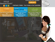 Tablet Screenshot of hartmann-hotels.com